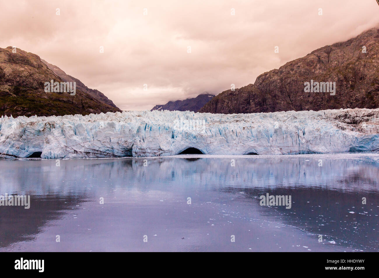 Marjorie Glacier dans le Parc National de Glacier Bay, Alaska, USA Banque D'Images