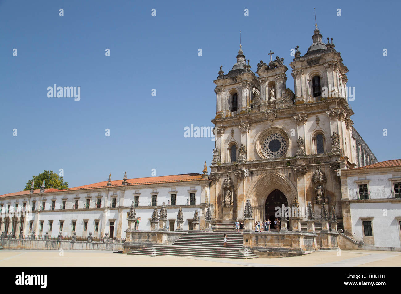 Monastère de Santa Maria de Alcobaça, UNESCO, Alcobaca, Centro, Portugal Banque D'Images