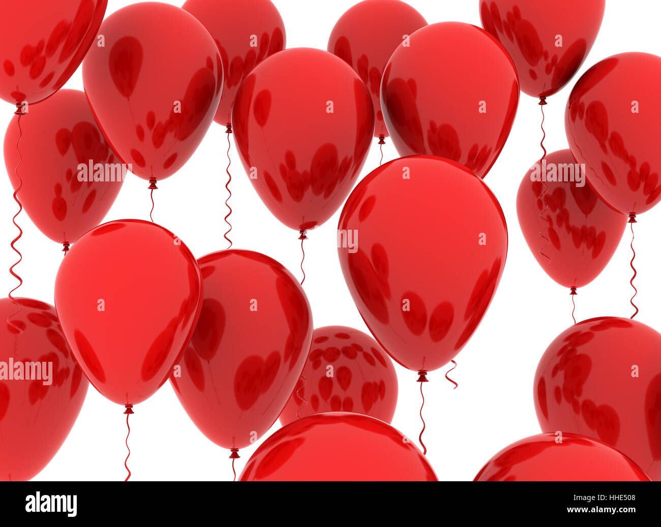 Ballon, publicité, anniversaire, ballons, ballon, rouge, indication Photo  Stock - Alamy