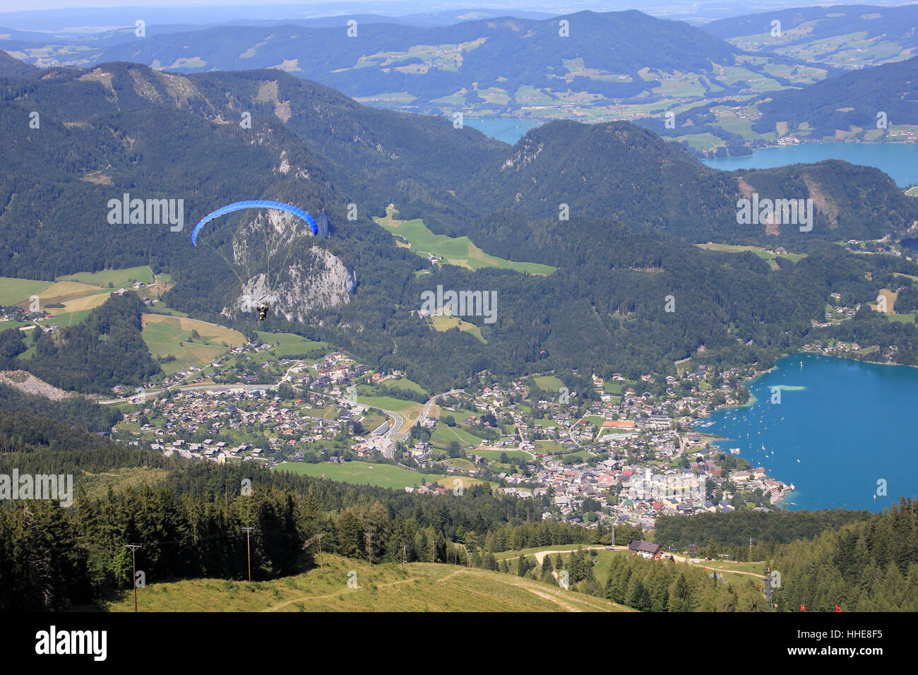 L'aviation, vol, voler, vole, vole, volant, parapente, temps libre, temps libre, Banque D'Images