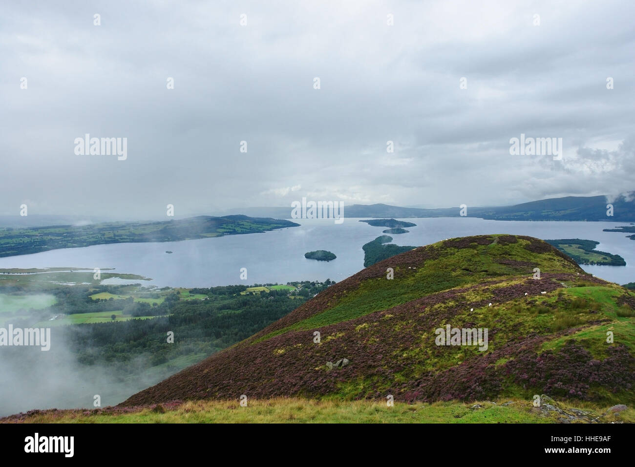 Paysages de rêve en Ecosse autour de Loch Lomond Banque D'Images
