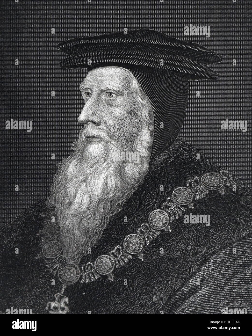 John Russell, 1er comte de Bedford (cl486-1555) ; état Anglais Banque D'Images