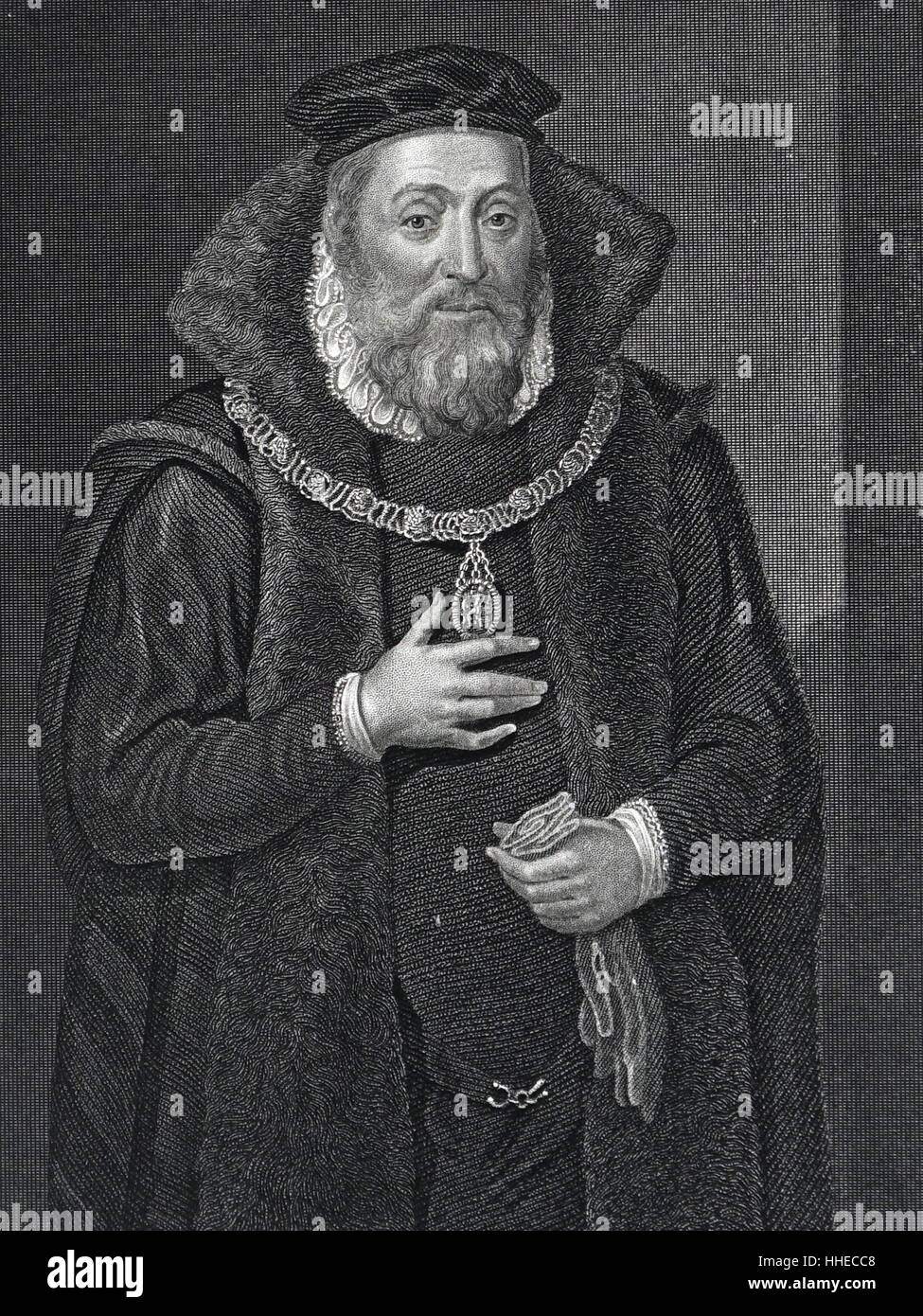 James Hamilton, comte d'Arran et duc de Chatelherault (d ?1575). Homme d'État écossais Banque D'Images