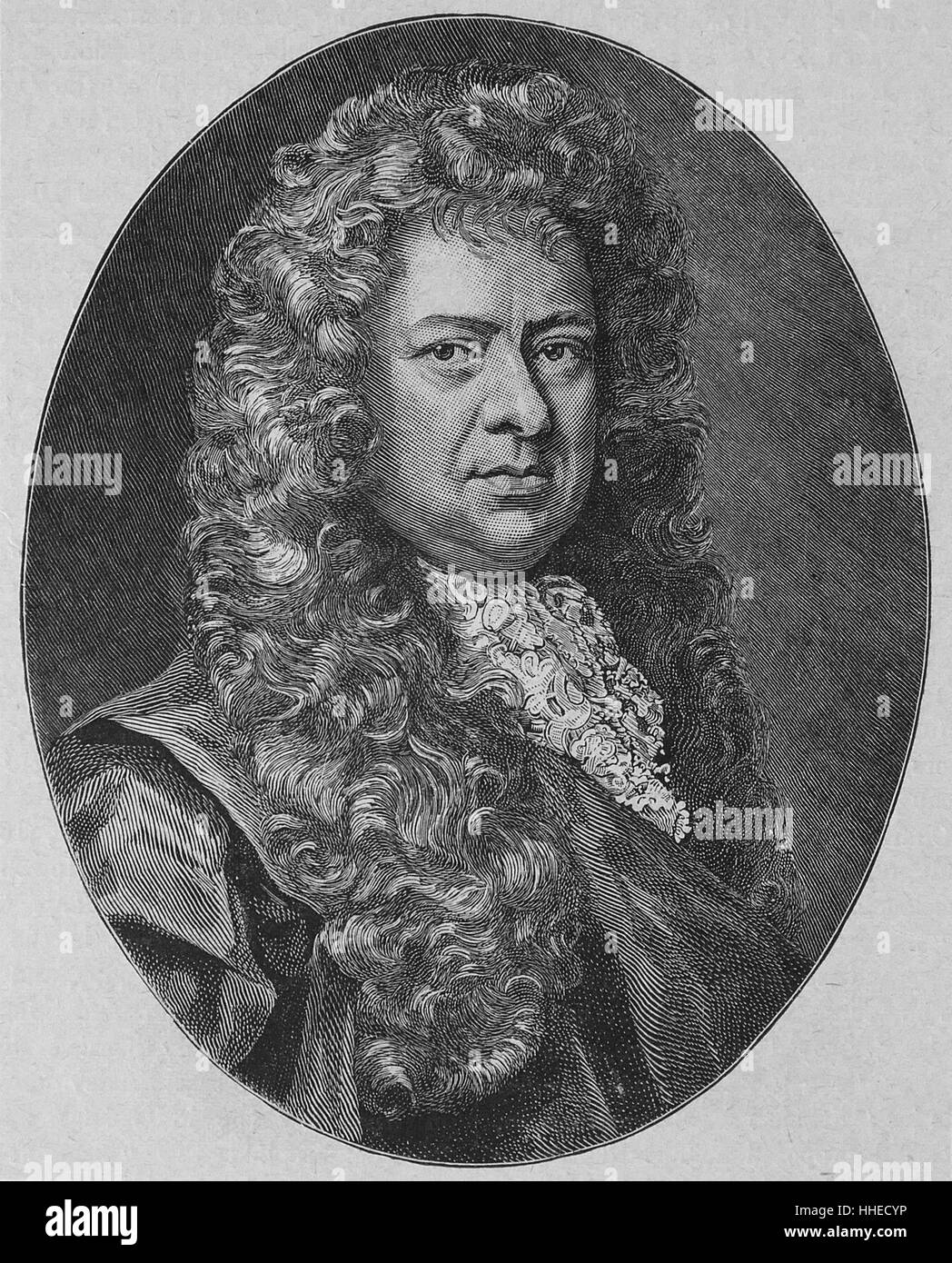 Samuel Pepys (1633-1703). English diariste et secrétaire à l'Amirauté Banque D'Images