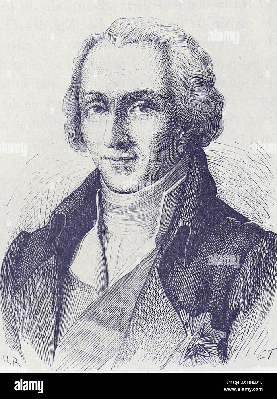 Benjamin Thompson comte Rumford (1753-1814). Scientifique anglo-américaine et de l'administrateur. La théorie de la chaleur de friction Banque D'Images