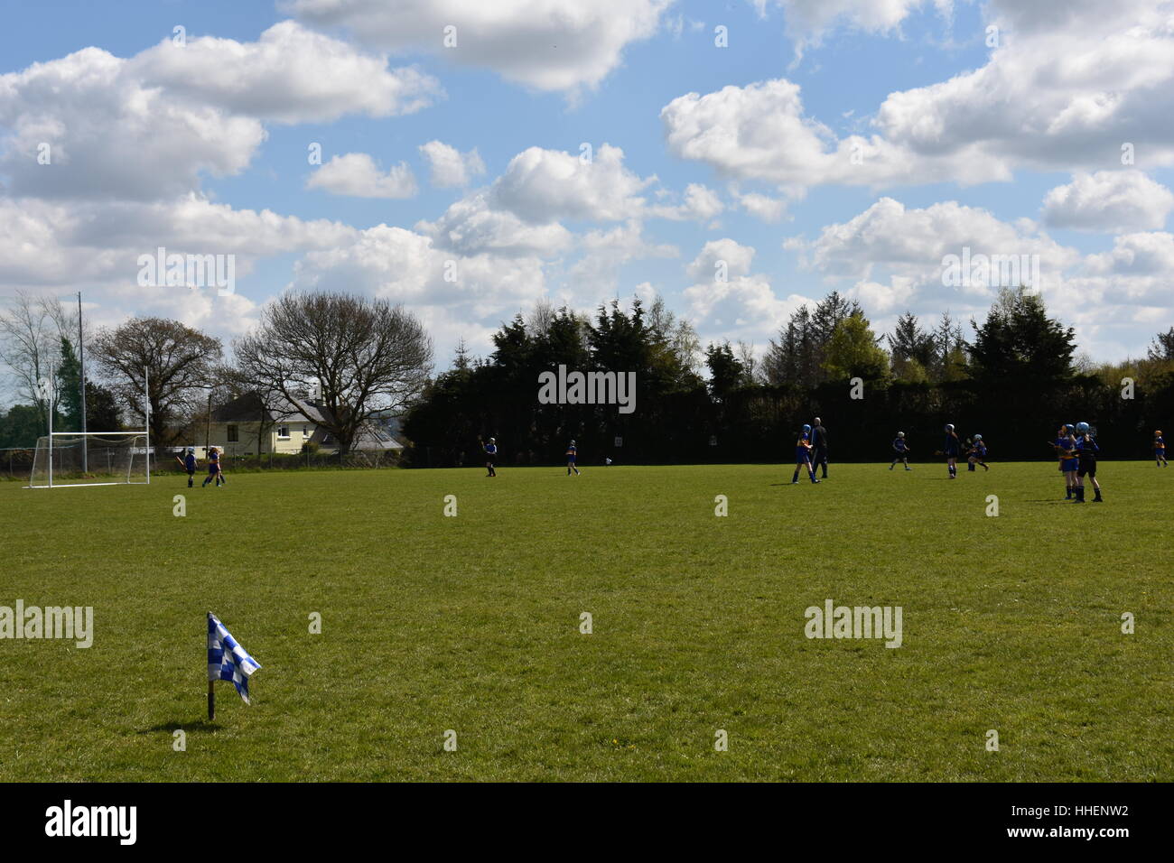 Camogie - l'un des national pass fois Banque D'Images