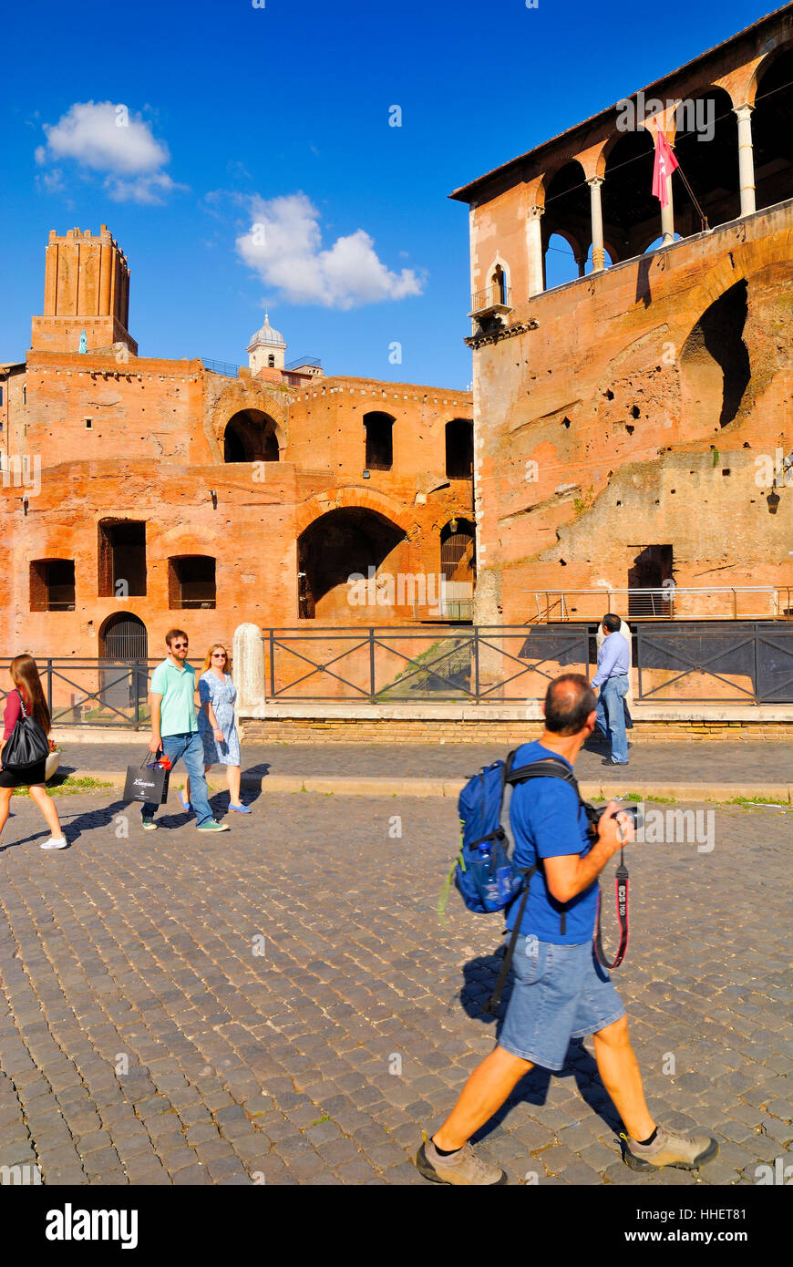 Le Forum Romain, LE CENTRE HISTORIQUE DE ROME, ITALIE. Banque D'Images