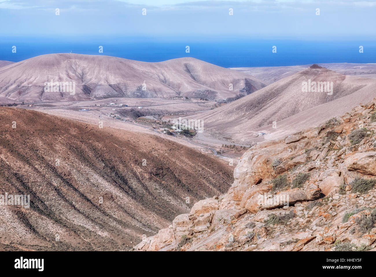 Parque Rural de Betancuria, Corralejo, Fuerteventura, Îles Canaries, Espagne Banque D'Images