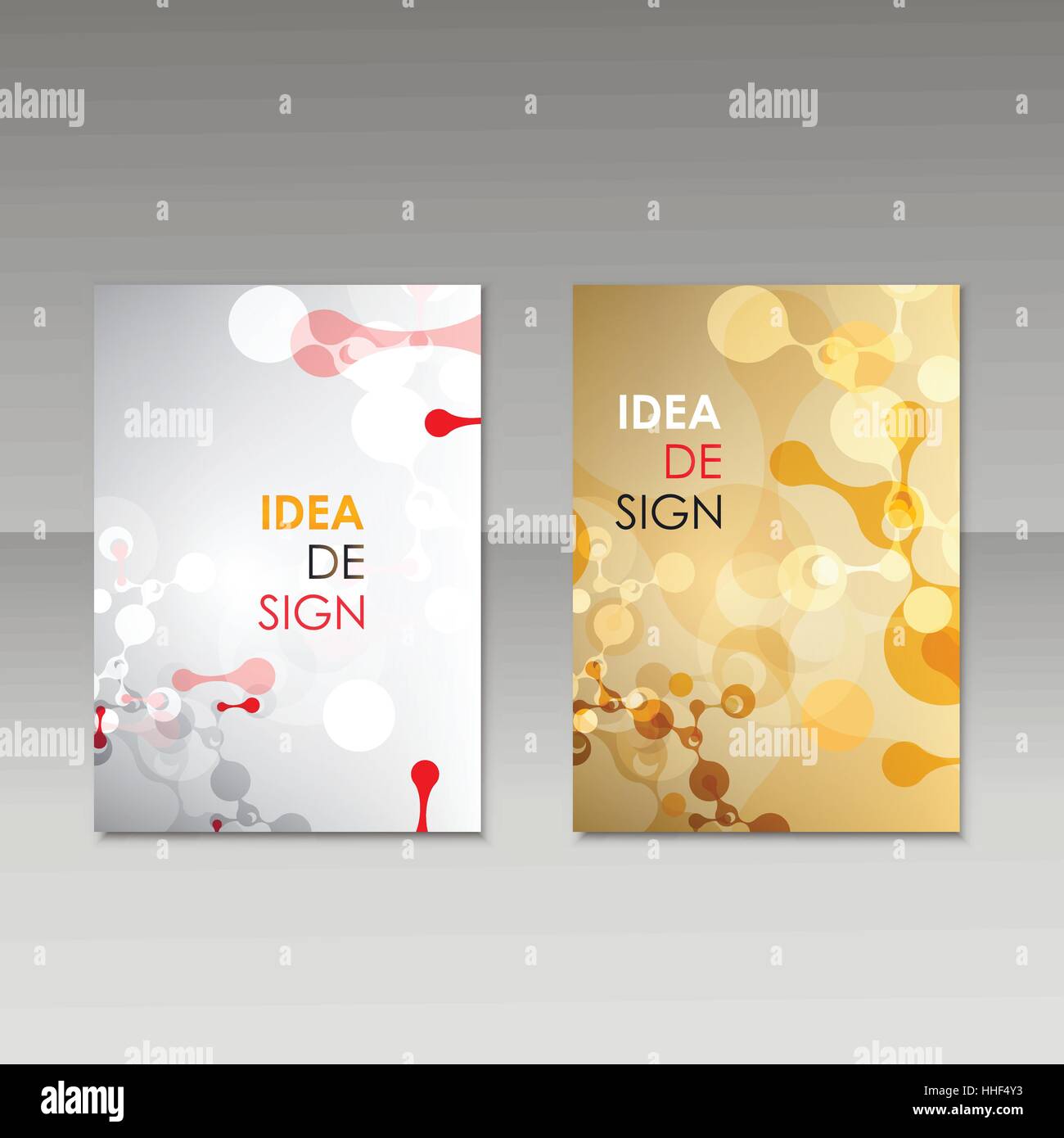 Abstrait géométrique colorée moderne modèles brochure, éléments de design, molécule background Illustration de Vecteur