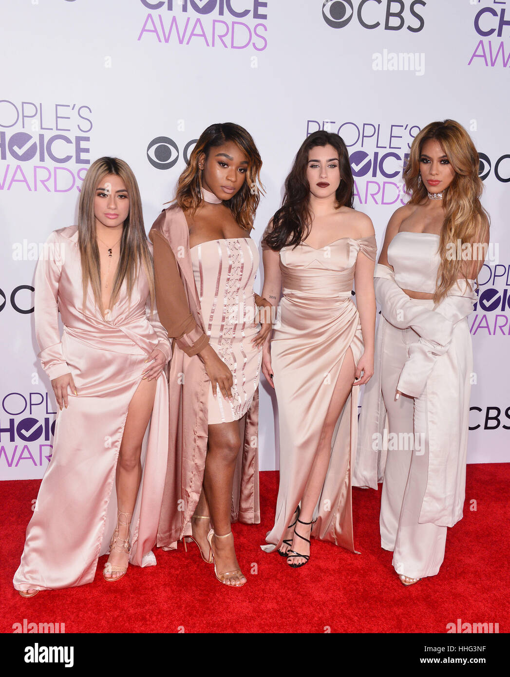 Harmonby cinquième arrivant au People's Choice Awards 2017 au Theatre de Los Angeles. 18 janvier, 2017. Banque D'Images