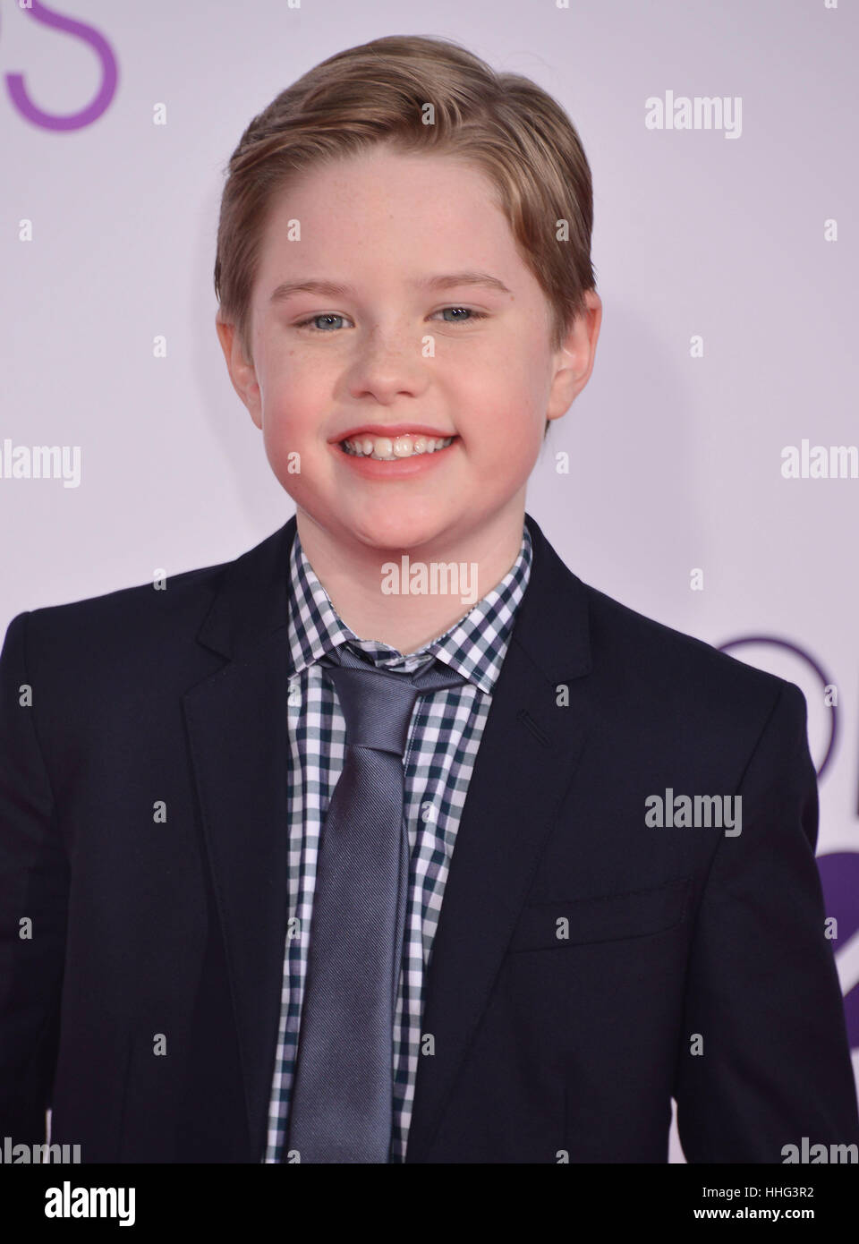 Matthew McCann arrivant à la People's Choice Awards 2017 au Theatre de Los Angeles. 18 janvier, 2017. Banque D'Images