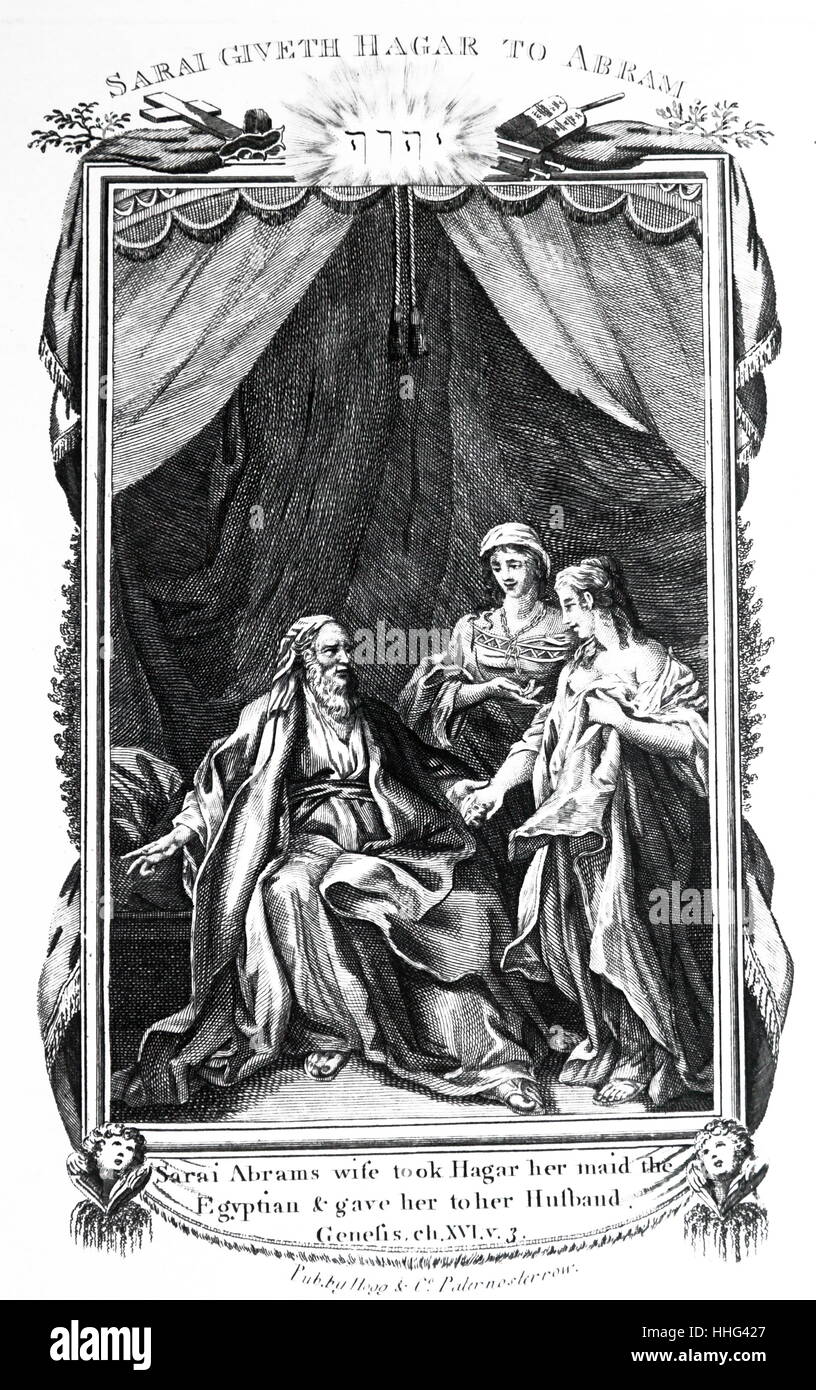 Abraham and sarah Banque de photographies et d’images à haute ...