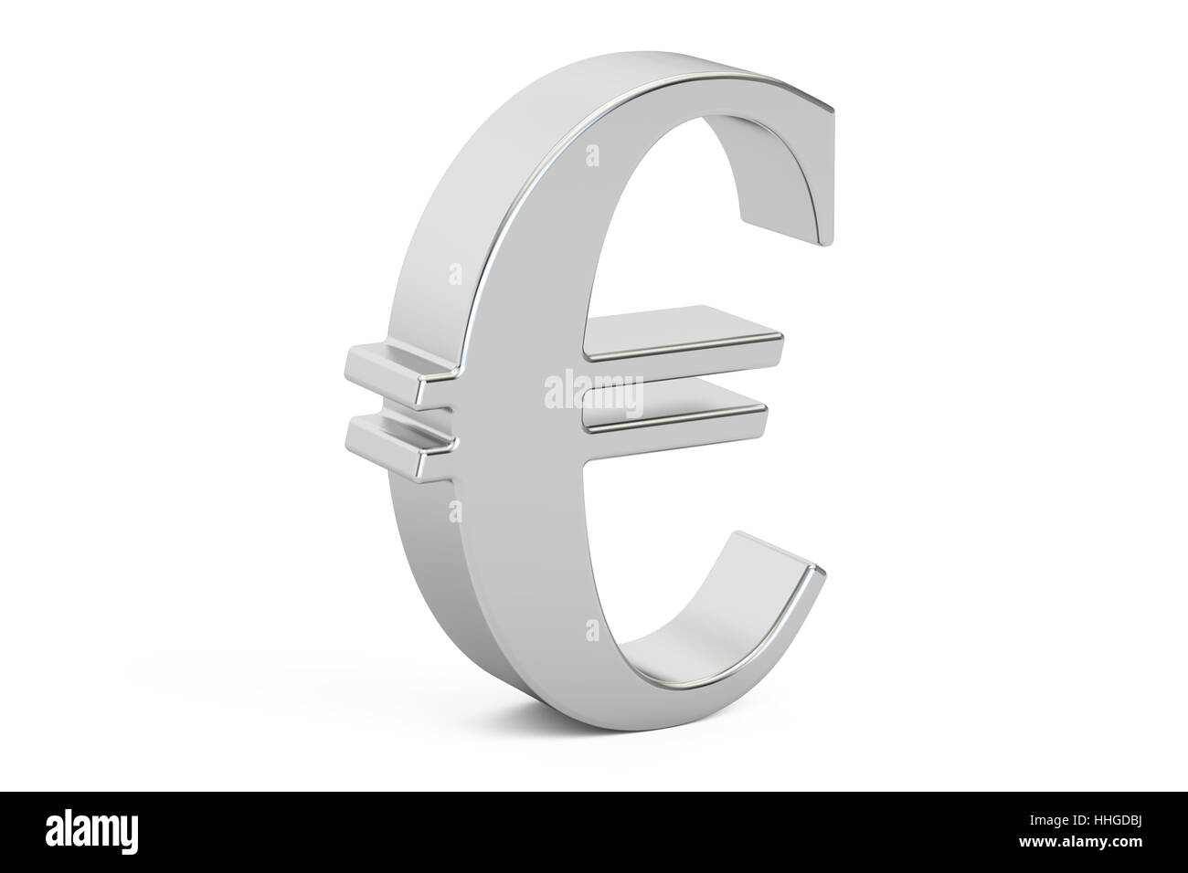 Silver symbol euro Banque de photographies et d'images à haute résolution -  Alamy