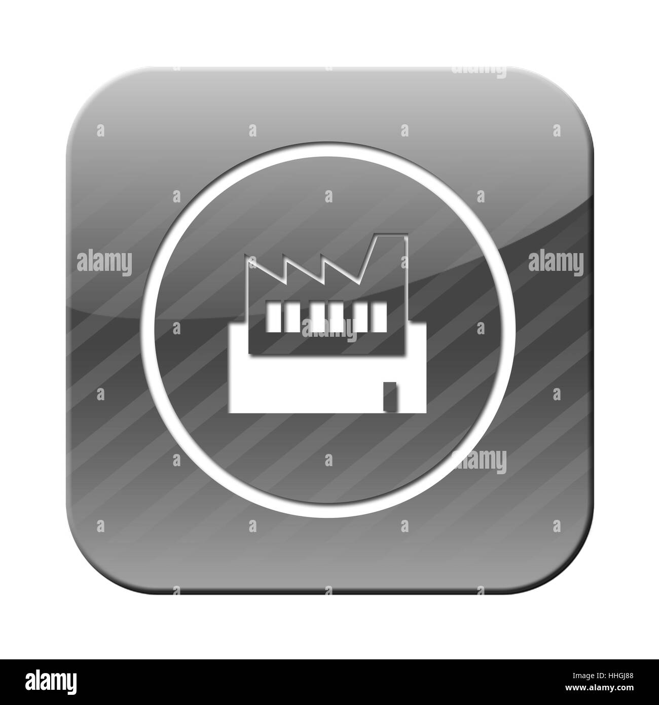 Travail, usine, entreprise, souci, corporation, fabriquer, pictogramme, symbole, Banque D'Images