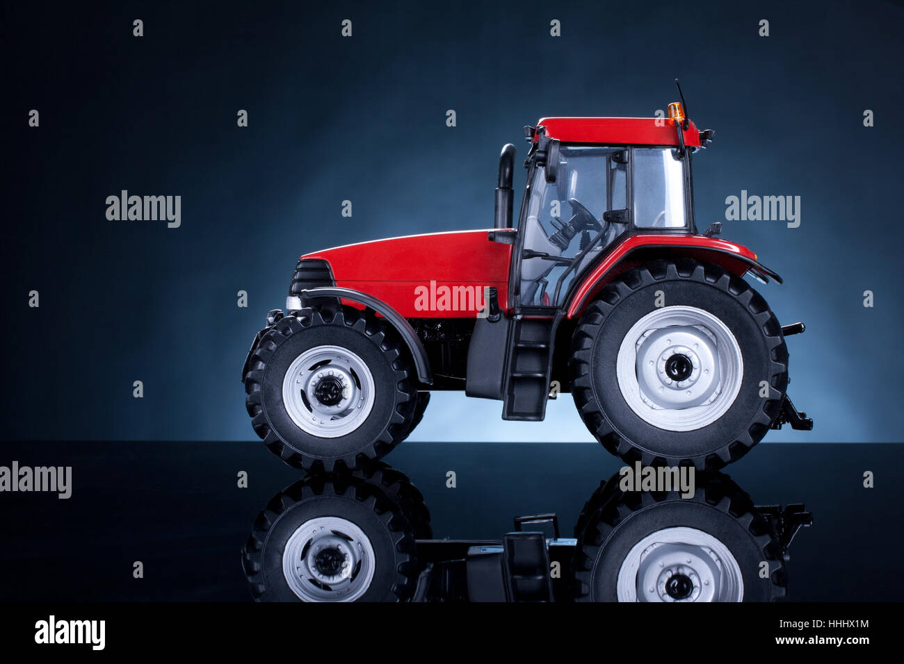 Objet, les machines, l'agriculture, de l'agriculture, de l'horizontal, tracteur, bleu, objet, Banque D'Images