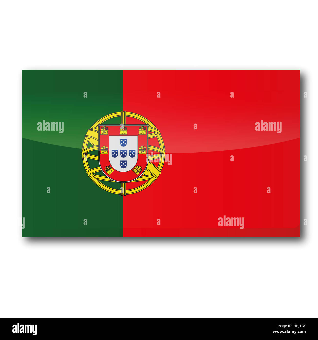 Bouton de bordure Banque D'Images