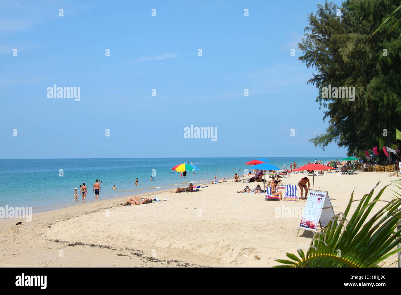 Long Beach sur Koh Lanta, Thaïlande Banque D'Images