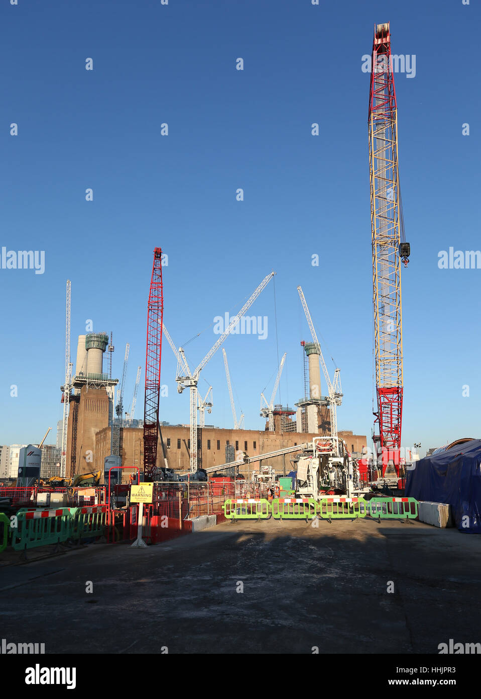 La ligne du Nord Site d'extension, Battersea, Londres . Banque D'Images