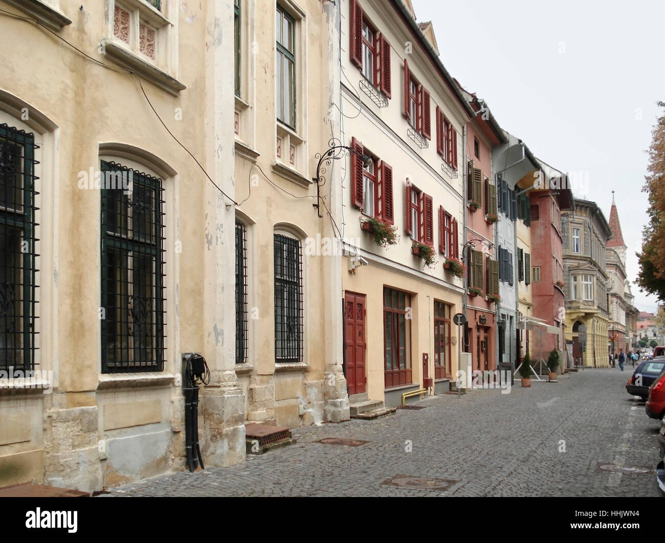 Paysages de Provence, une ville en Roumanie Banque D'Images