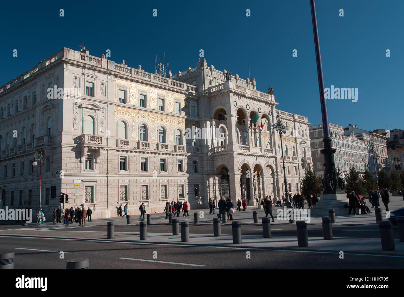 Balade à travers l'art vues à Trieste Banque D'Images
