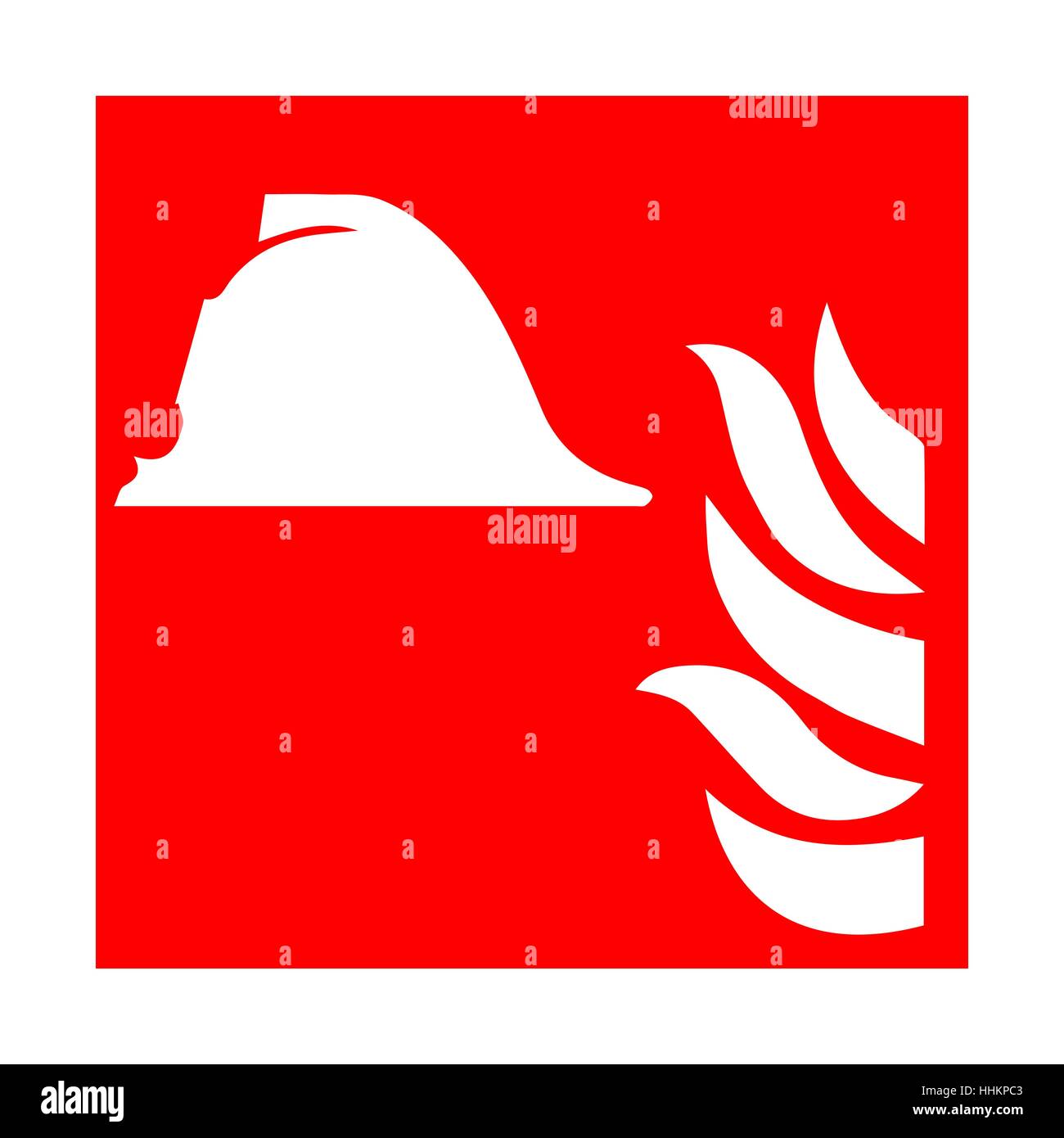 Icônes d'urgence incendie vecteur. Des signes d'évacuations. Commissaire des incendies Illustration de Vecteur