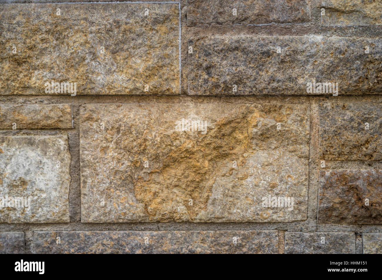 Mur de grès rugueux texture d'arrière-plan Banque D'Images