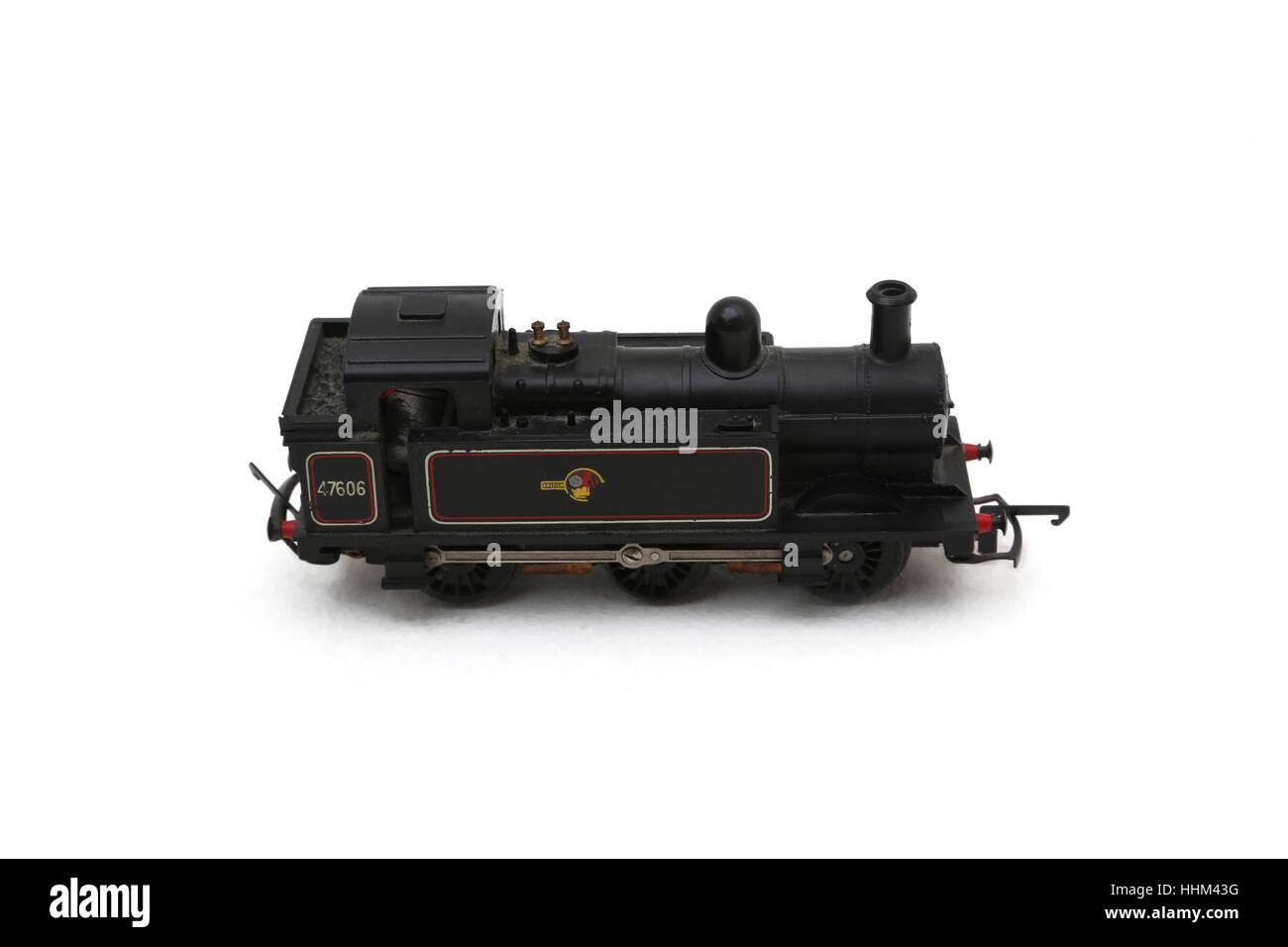 Vintage Toy Train à vapeur britannique Banque D'Images