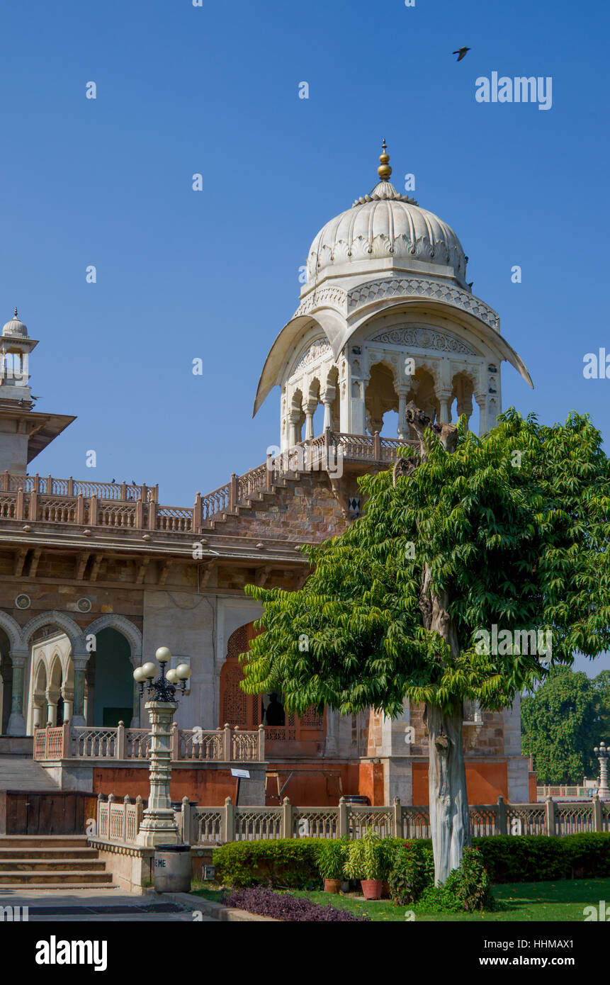 Le bâtiment le musée Albert Hall central de l'état l'État du Rajasthan en Inde, le bâtiment, l'architecture, un monument Banque D'Images