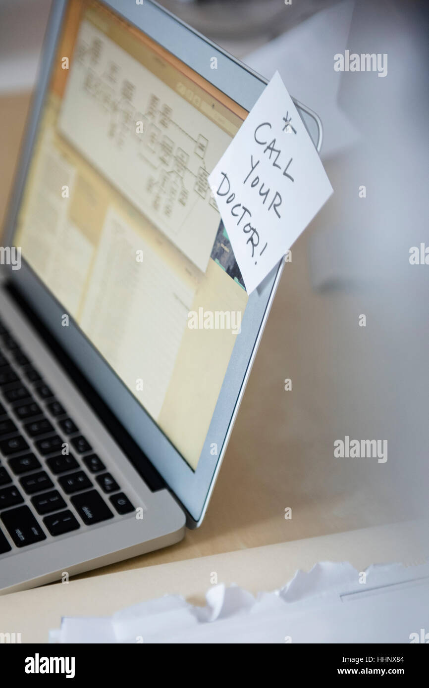 Rappel sur les images jointes à coffre Banque D'Images