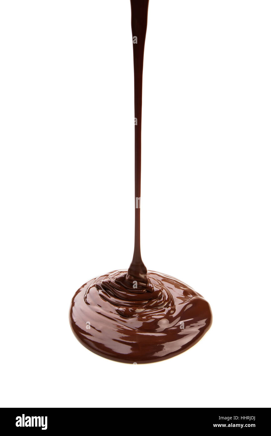 La nourriture, aliment, détail, liquide, sucré, isolé, débit, désert, désert, brown, Banque D'Images