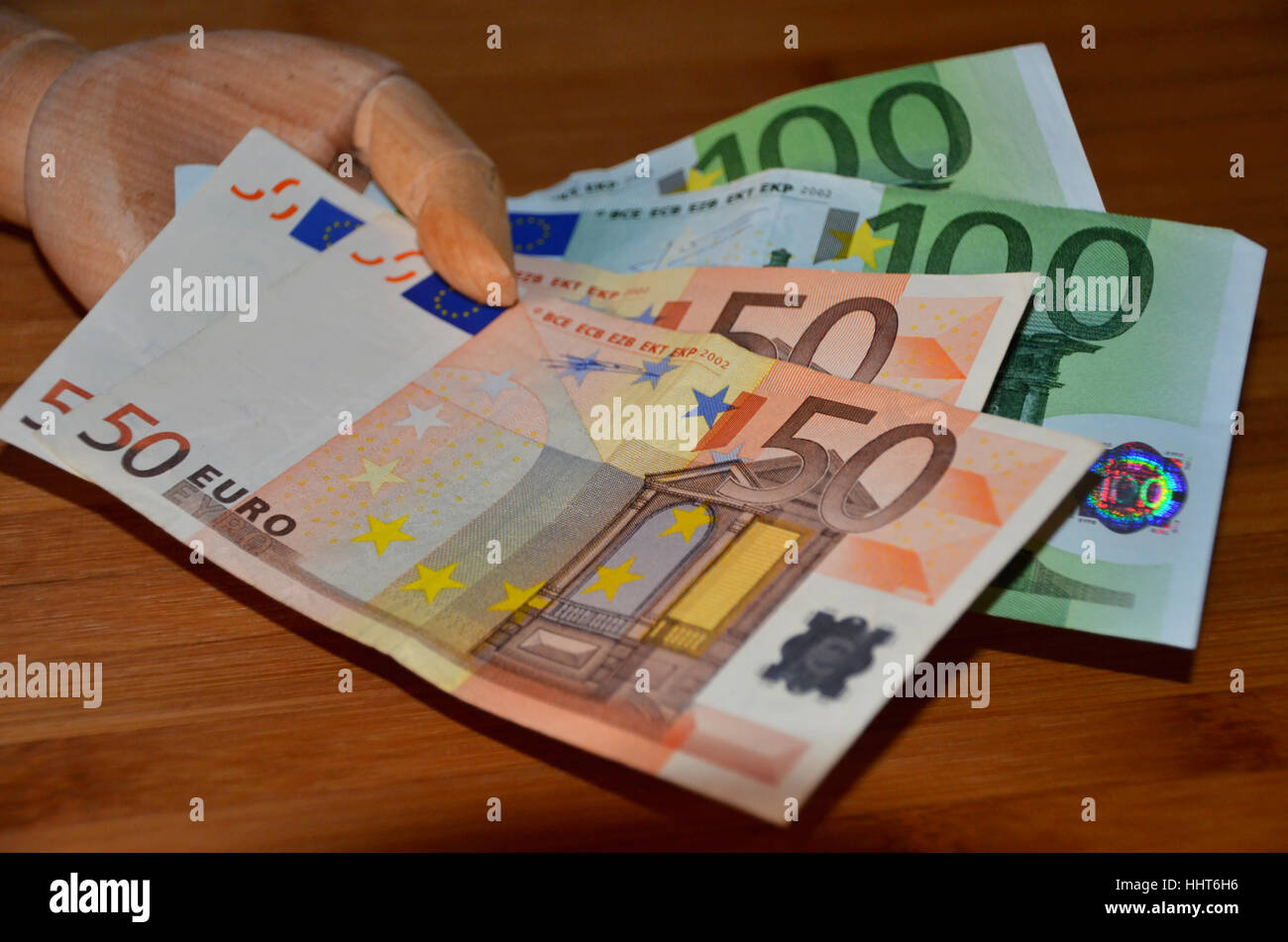 Euros, sauf, billets de banque, tickets, présente, de l'argent, banque, établissement de crédit, Banque D'Images