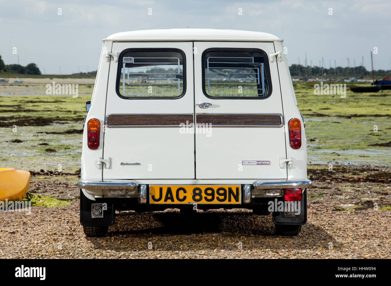 1974 MINI Clubman Estate, la voiture compacte Banque D'Images