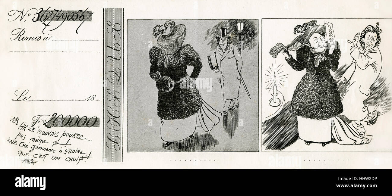 Antisémite En Anglais Caricature antisémite français fin du xixe siècle. L'écriture sur le côté  indique 200 000. 'Ah ! Naughty boy, pas même cela. Je commence à Photo  Stock - Alamy