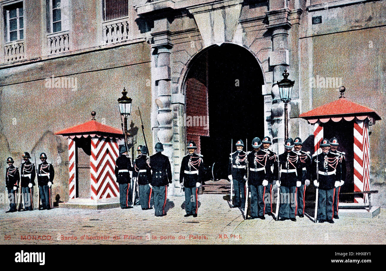 carte-de-voyage-vintage-monaco-banque-de-photographies-et-d-images