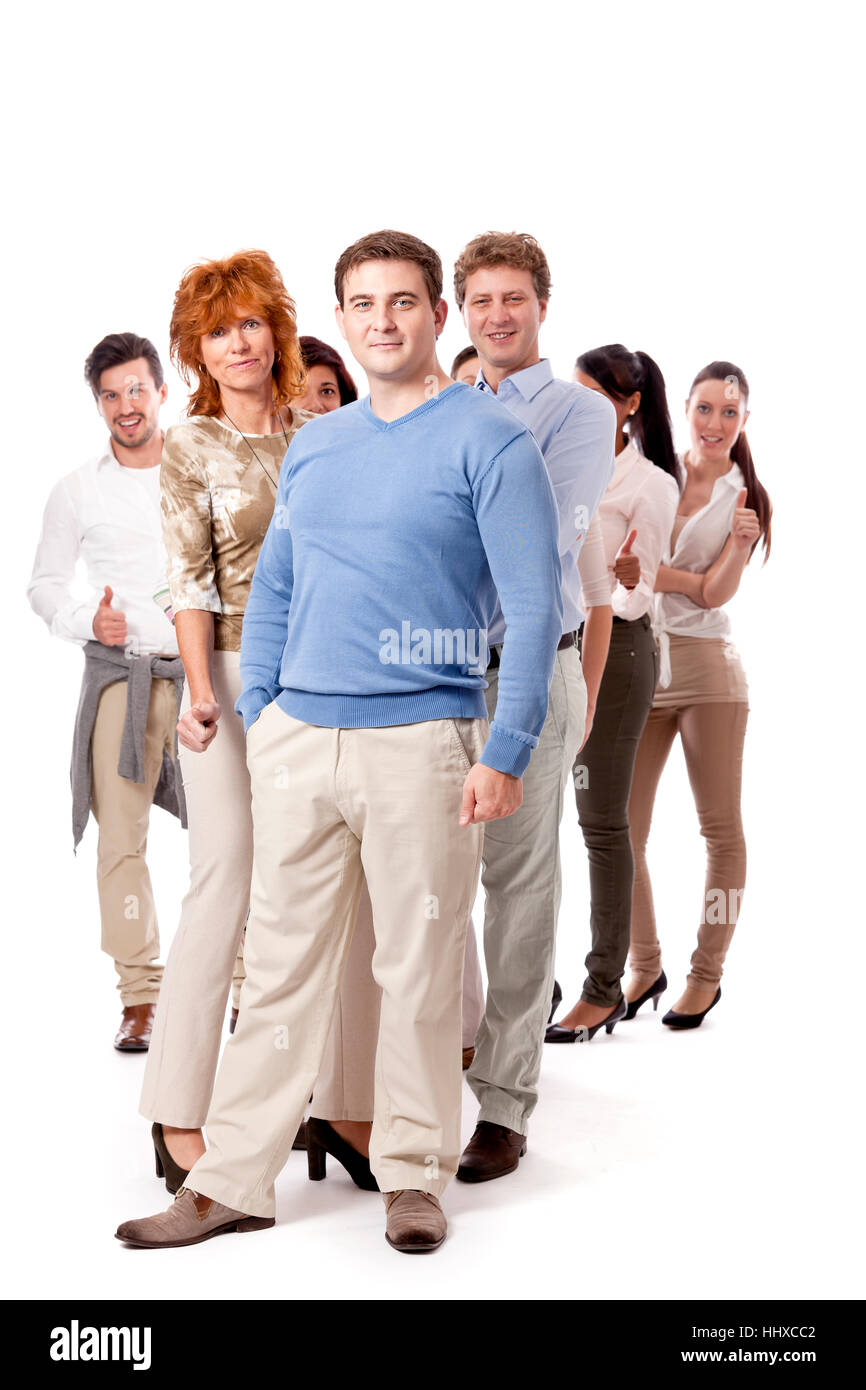 Femme, cooperator, d'équipe, d'ouvrier, employé, l'équipe de section, sélections, Banque D'Images