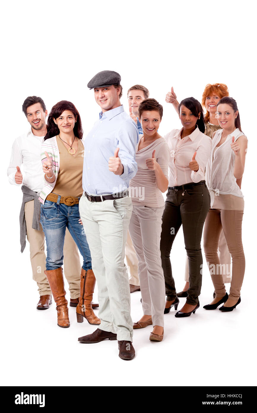 Femme, cooperator, d'équipe, d'ouvrier, employé, l'équipe de section, sélections, Banque D'Images