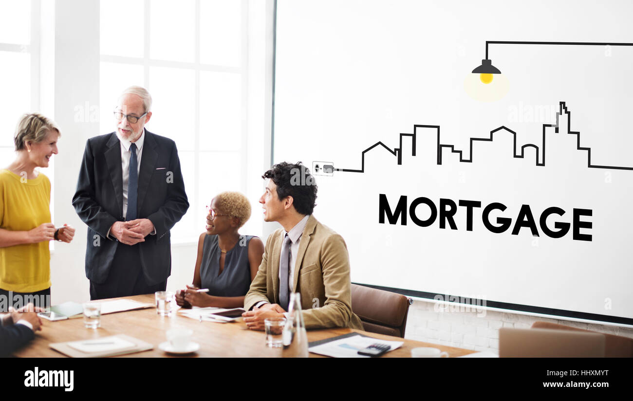 Vente Propriété et l'investissement Concept Banque D'Images