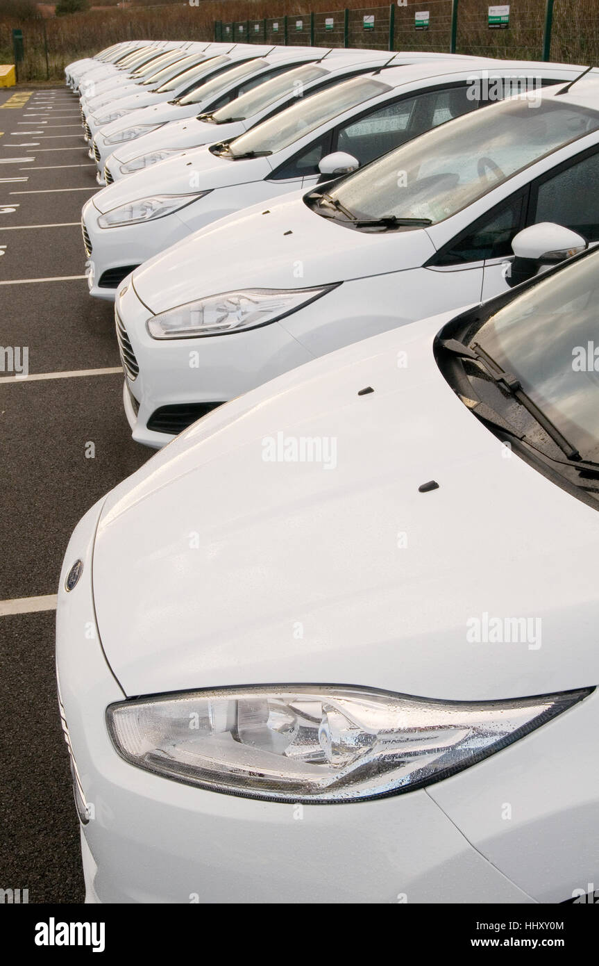 Location de voitures Location de voiture Louer sociétés nouvelle Ford Fiesta fiesta Banque D'Images