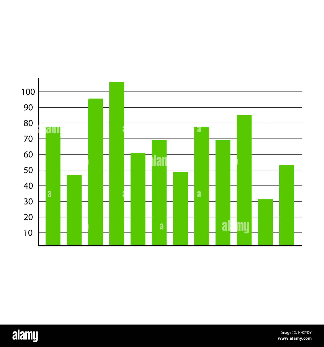 L'élément graphique du modèle. Les données du tableau d'information visualization, vector illustration Banque D'Images