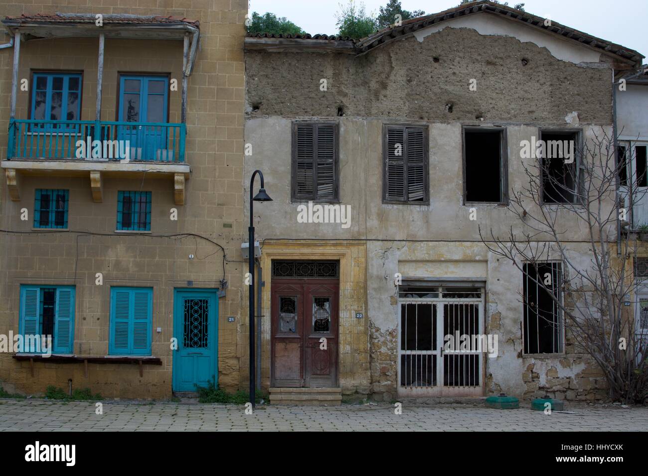 Vieux bâtiment en ruine Banque D'Images