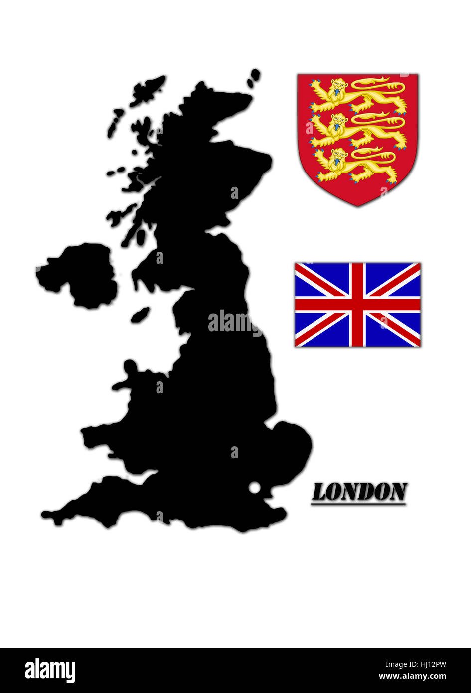 L'Angleterre, l'Écosse, au nord, le Pays de Galles, l'étude, l'enseignant, voyage, couleur, espace, emblème, Banque D'Images
