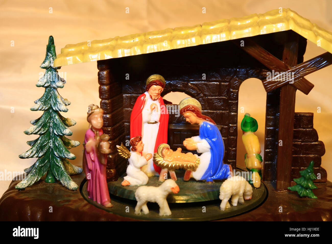 L'avent, Christ, Joseph, la crèche de Noël, Noël, Noël, x-mas, le nourrisson Banque D'Images