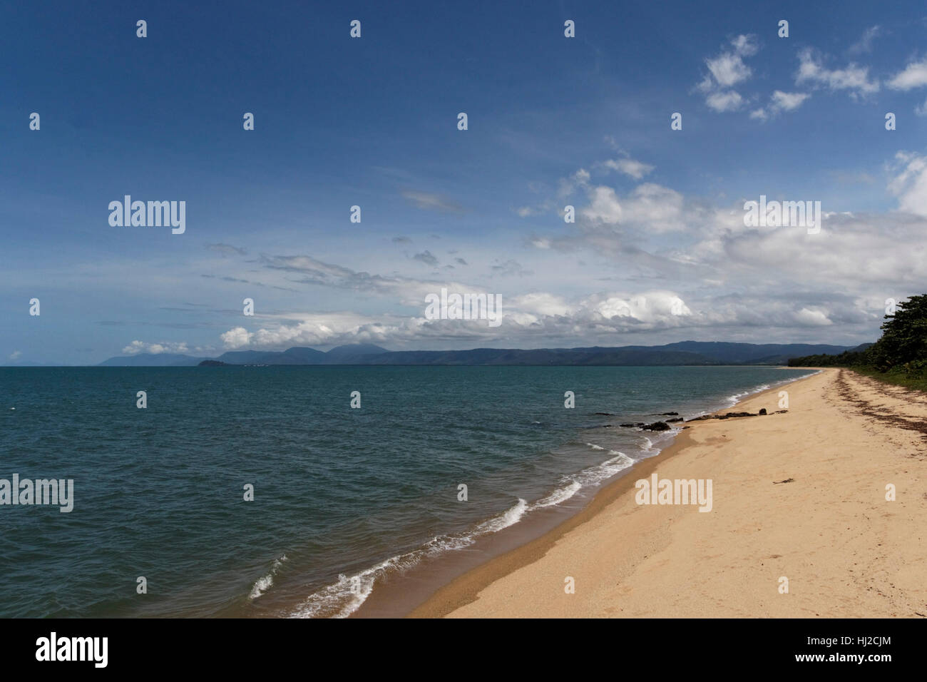 Plage de Port Douglas Banque D'Images