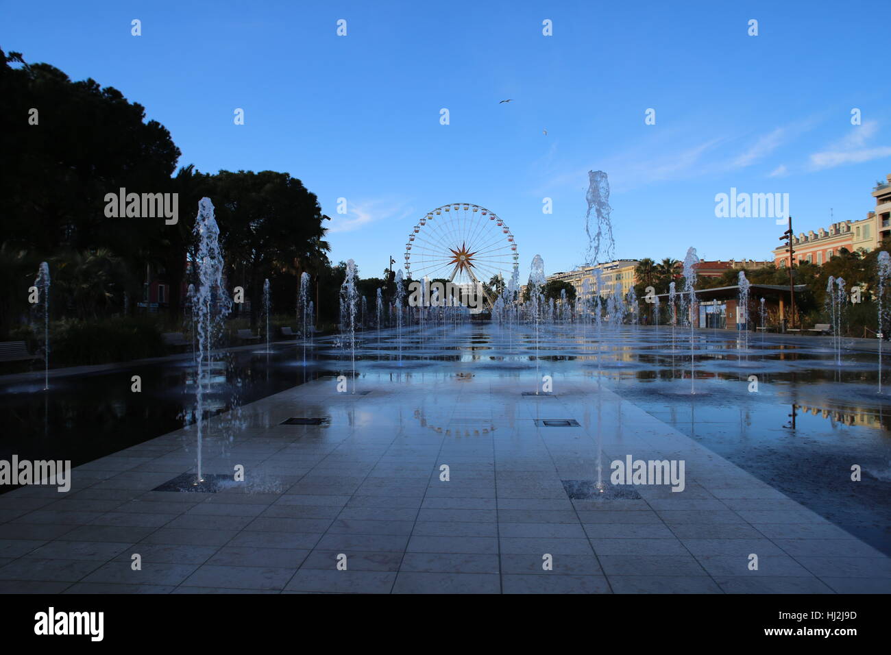 Le centre-ville de Nice, Alpes Maritimes, Côte d'Azur, France Banque D'Images