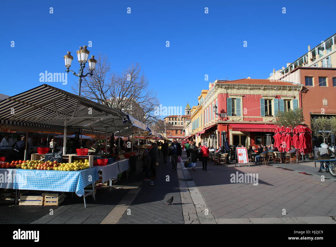 Le centre-ville de Nice, Alpes Maritimes, Côte d'Azur, France Banque D'Images