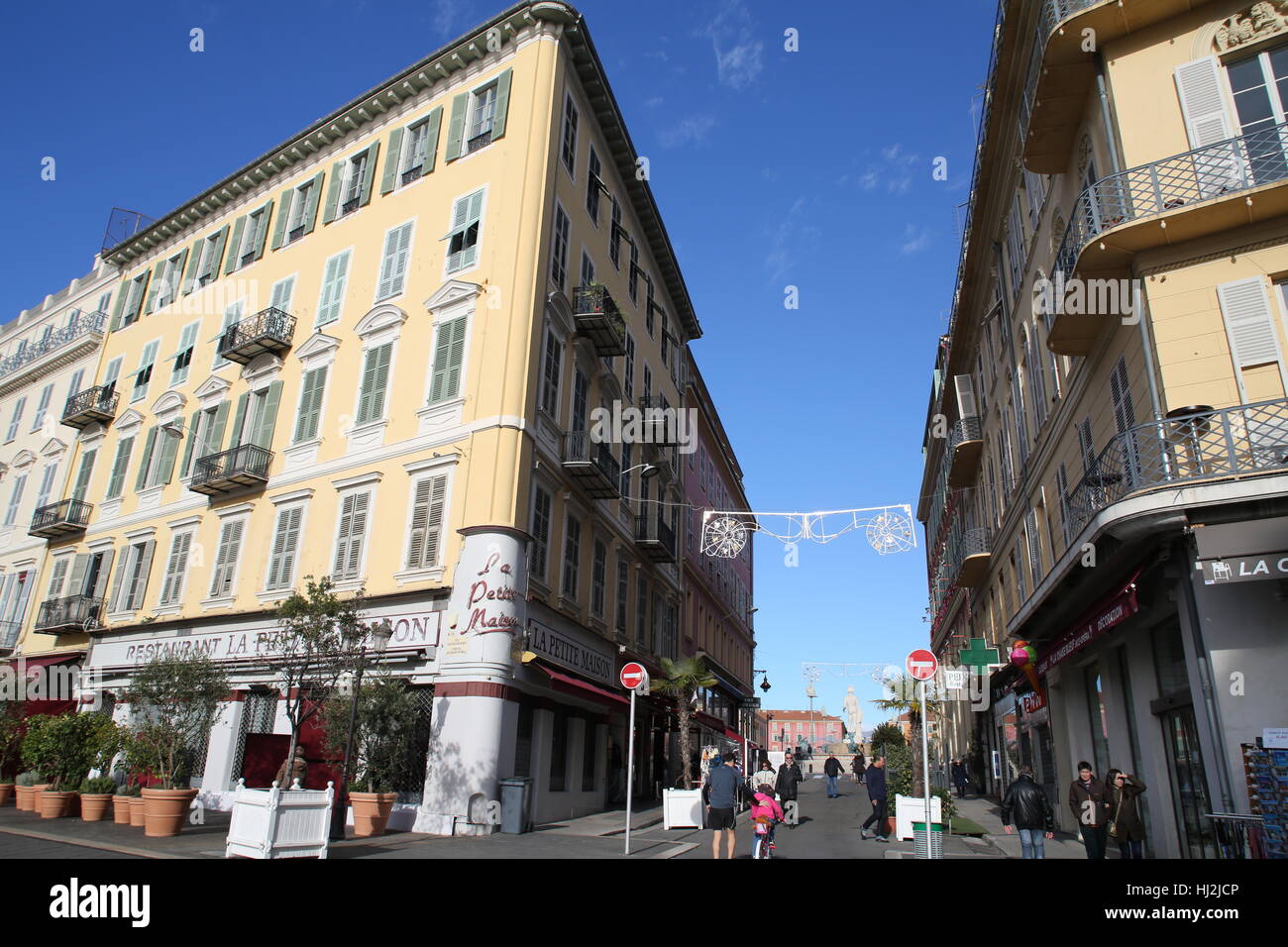 Vieux Nice ou de Vieux Nice, Nice, Côte d'Azur, France Banque D'Images