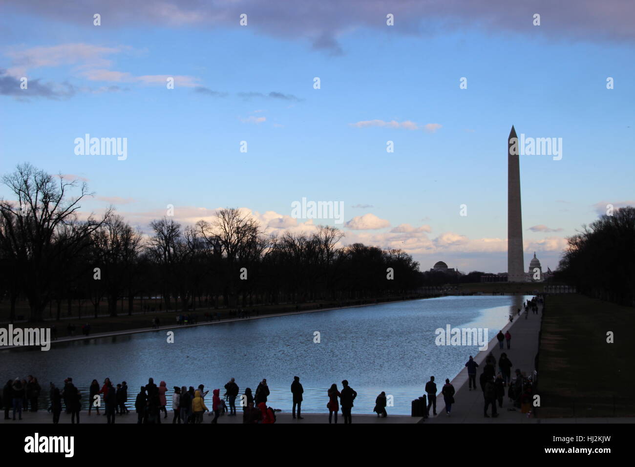 Lincoln Memorial Reflecting Pool, Washington D.C. Banque D'Images