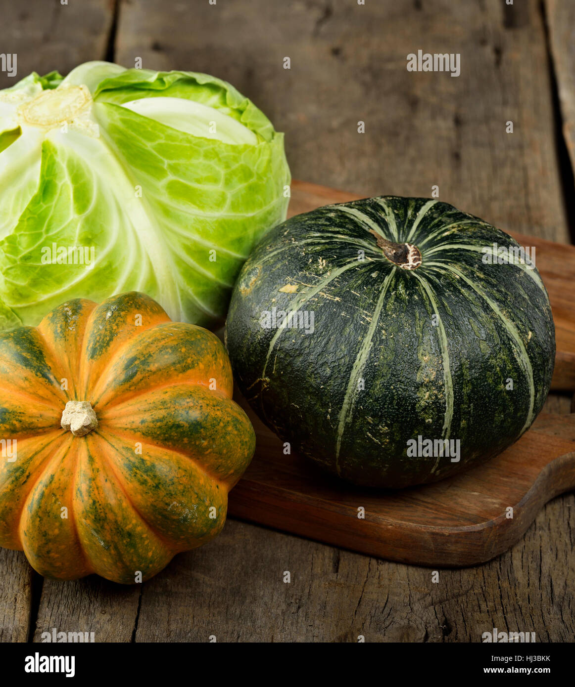 La nourriture, aliment, bois, légumes, récolte, raw, potiron, choux, végétarien, Banque D'Images