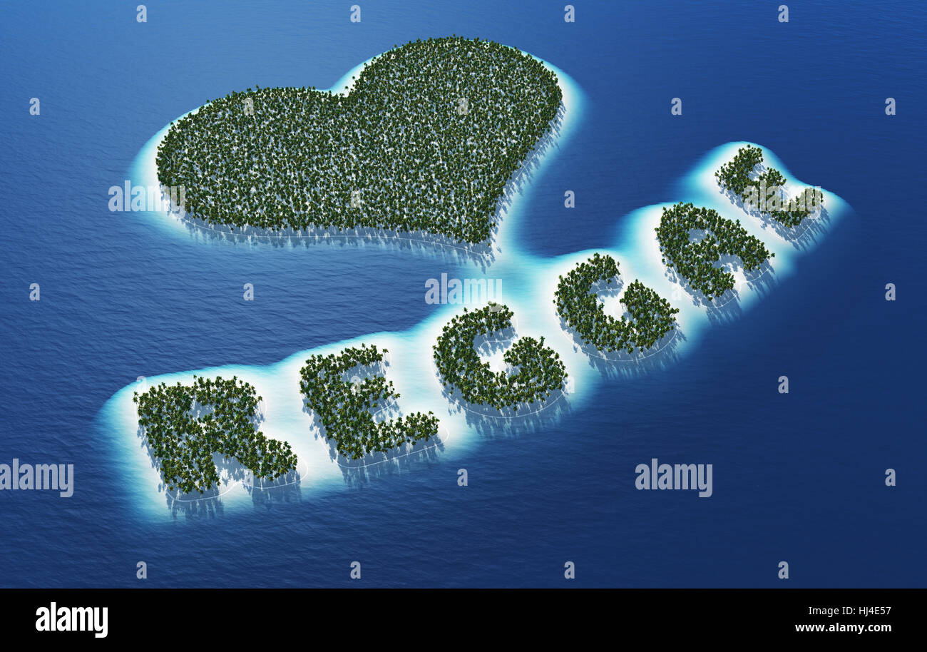 L'amour du reggae - île de concept Banque D'Images