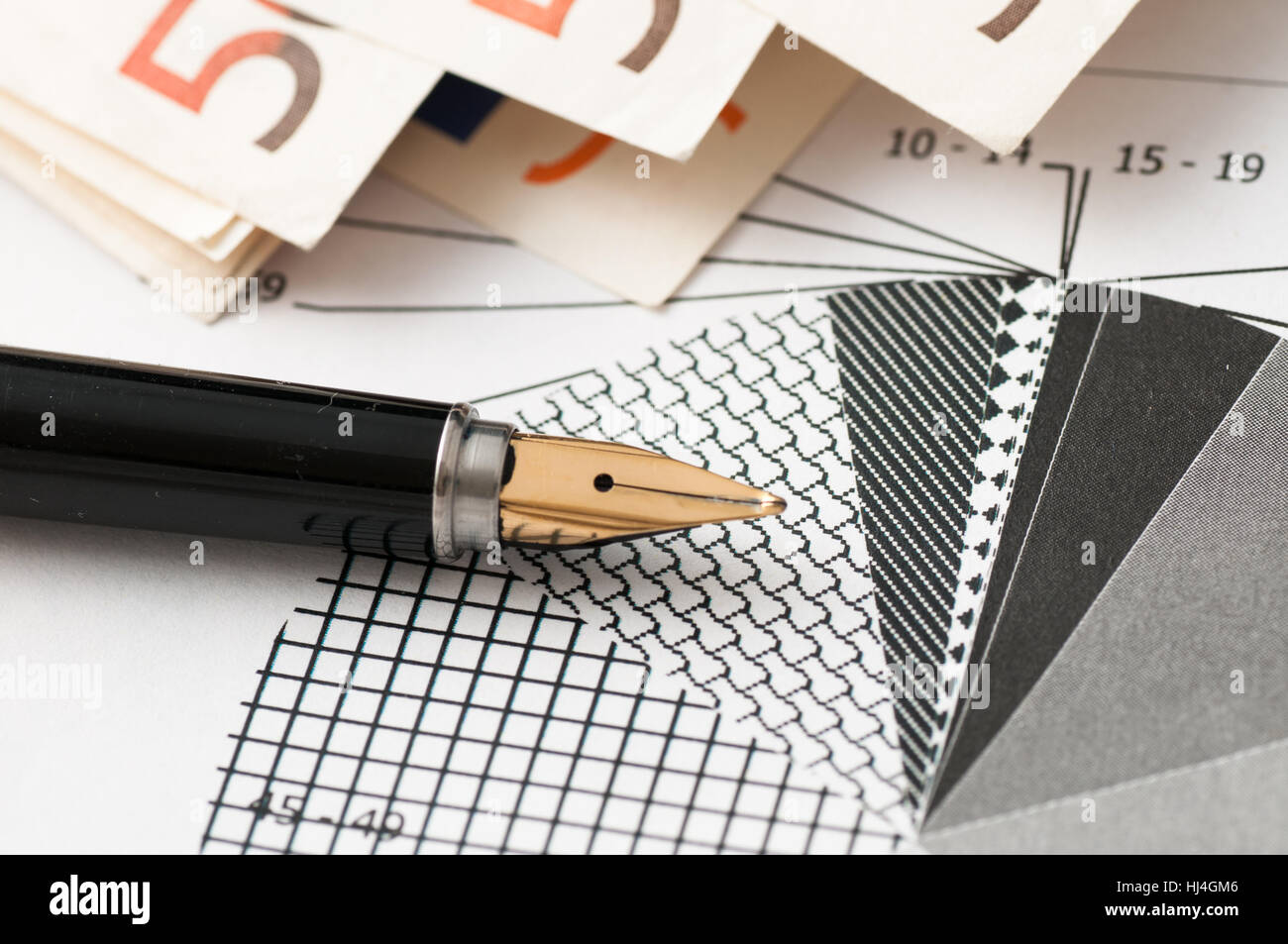 Bourse investir leurs économies Banque D'Images